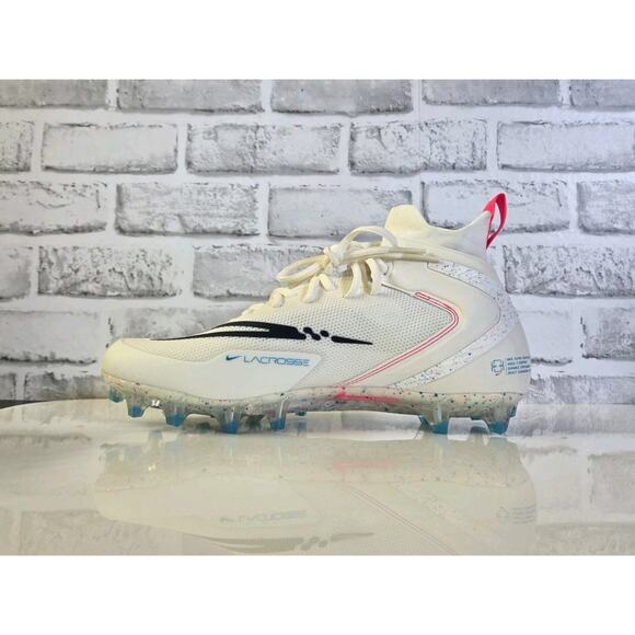 Nike Alpha Huarache 8 Elite LAX White Hyper Pink Men’s Size 13 CW4440-116 - Picture 6 of 6